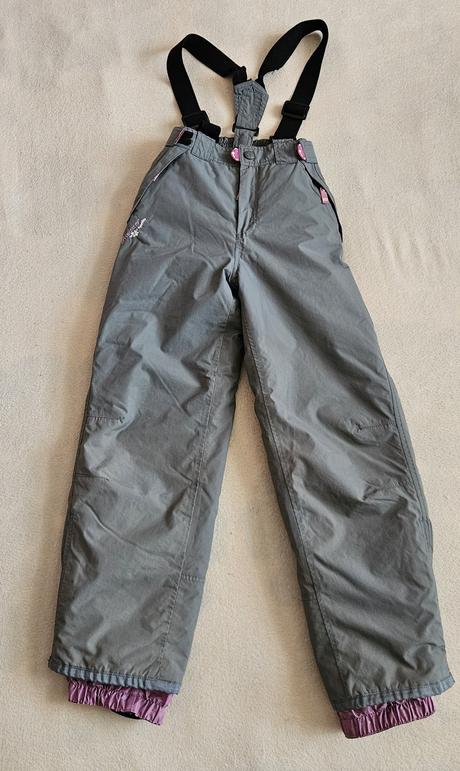 Dětský set zimní bunda a oteplovačky, vel.134/140, tcm,134