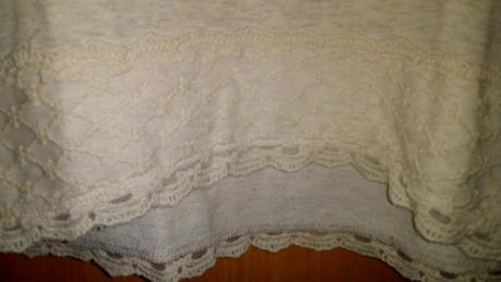 Bavlněná mikina s krajkou, pepco,116