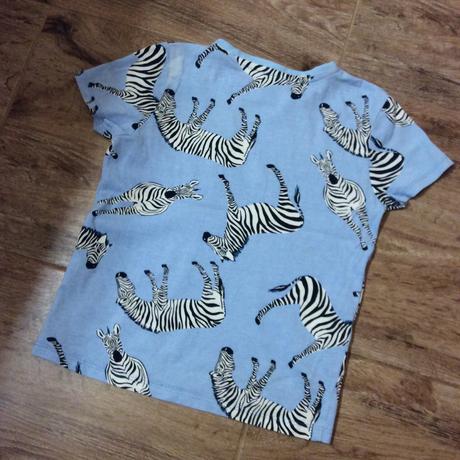 Bavlněné tričko se zebrami, 116