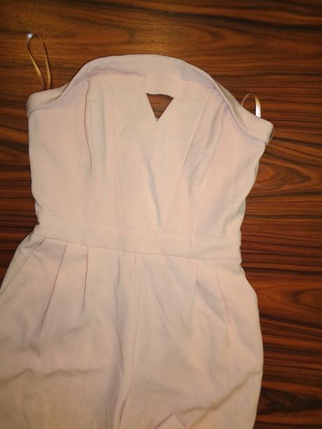 Luxusní starorůžový společenský overal uk 8, 34