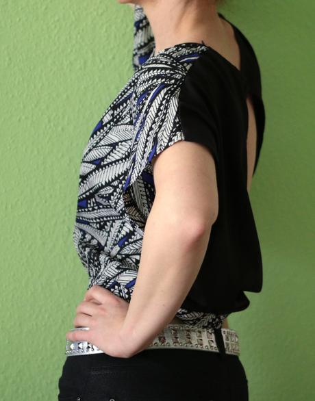 Top s průstřihem na zádech atmosphere vel.46, atmosphere,46 / xxxl