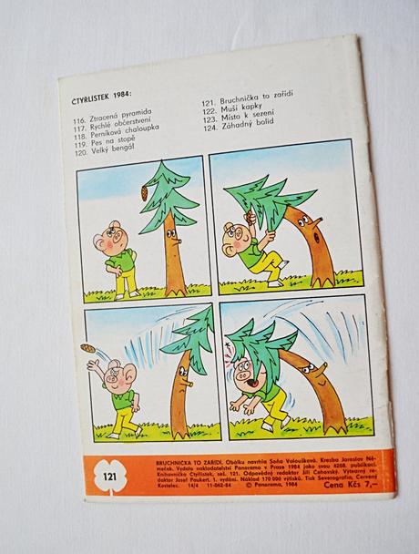Dětský časopis čtyřlístek 121/ bruchnička to zaříd,
