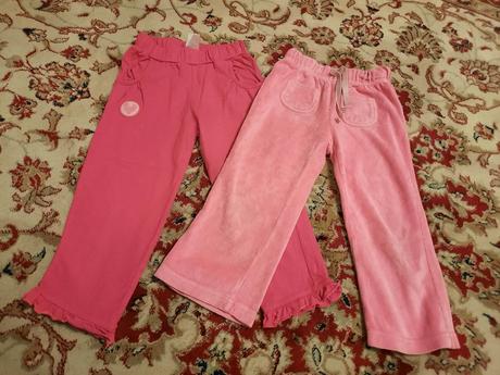 2x růžové tepláky, gmini,98