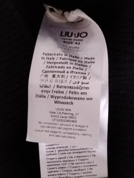 Luxusní svetr liu jo vel.m-l, liu jo,m