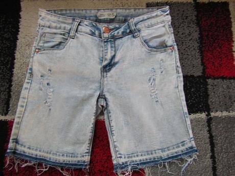 Riflové kraťasy zn.denim vel.38, denim,38