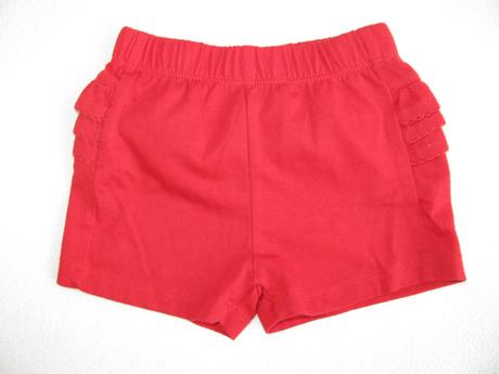 Bavlněné červené šortky,kraťasy-disney, disney,86