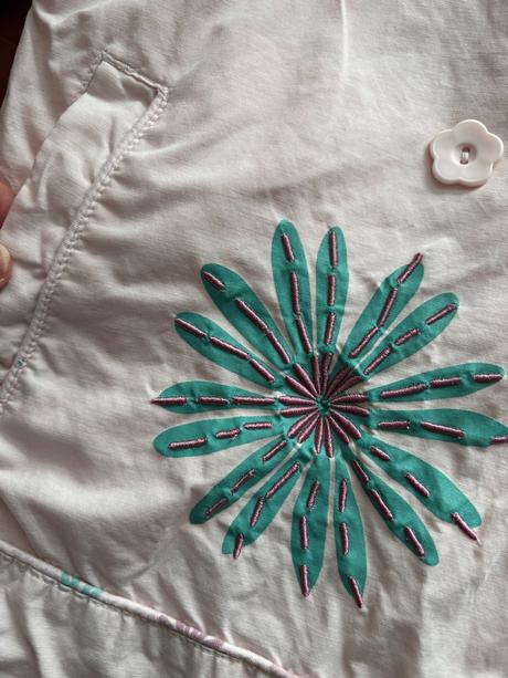 Růžový kabátek na jaro/podzim - v.4/5 let, john lewis,110