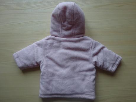 Fleesový kabátek růžový, vel. 62, tiny ted,62