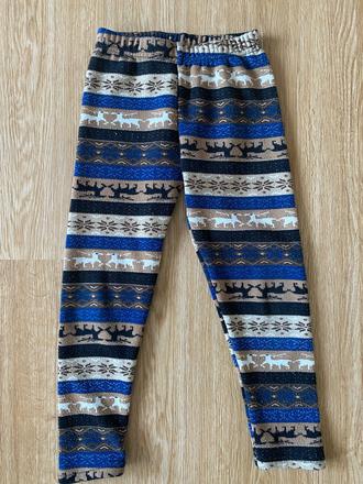 Vyteplené legíny - vel. 134/140, 122