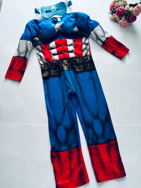 An10/ kostým capitán america - v.7/8 let,