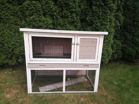 Dřevěná králíkárna stall lucky, výběh 116 65 100, 