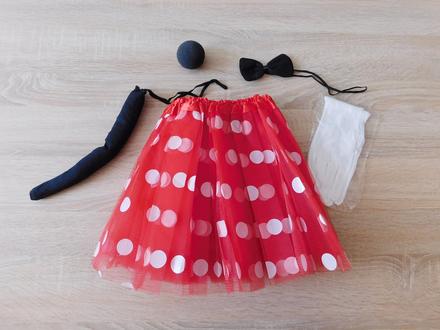 Kostým myška minnie vel.110/128, 