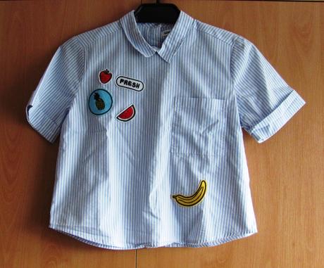 Krátká oversize košile, xs