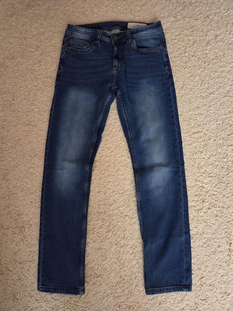 Modré rifle slim fit s elastanem, vel. 46/30/164, 46