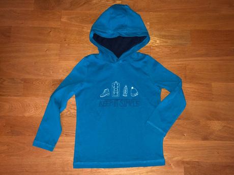 Triko s dlouhým rukávem a kapucí - lupilu 98/104, lupilu,98