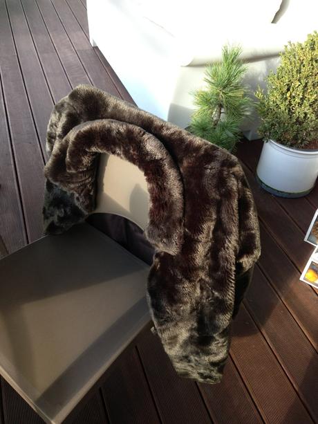 Kabát kožich oversize s-m 36-38 teddy coat zelená, m