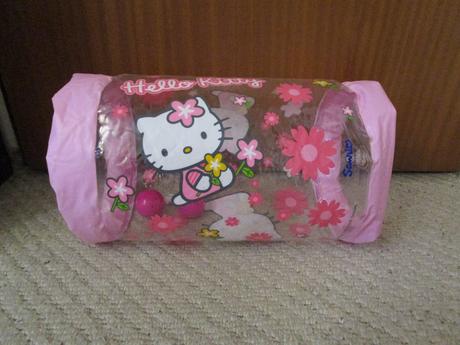 Pěkný nafukovací válec hello kitty s rolničkami, 