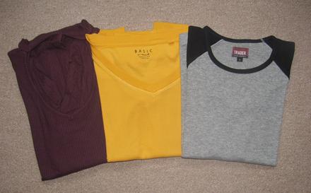 Trička s dlouhým rukávem, m