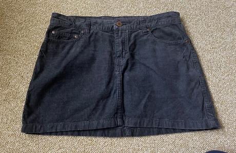 Manžestrová minisukně, h&m,38