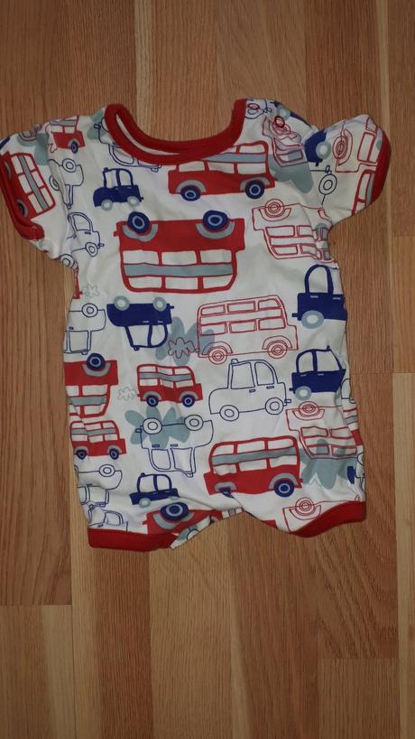 Letní overal s autíčky, marks & spencer,68