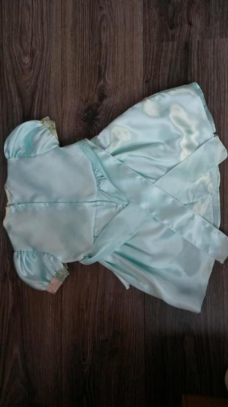 Saténové zdobené šatičky  vel. cca 86, 86