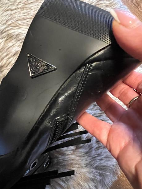 Elegantní kožené kozačky, 37