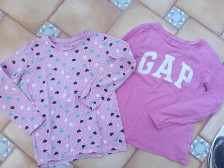 2x tričko - cena za obě, gap,128