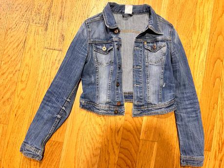 Džínová bunda denim, h&m,158