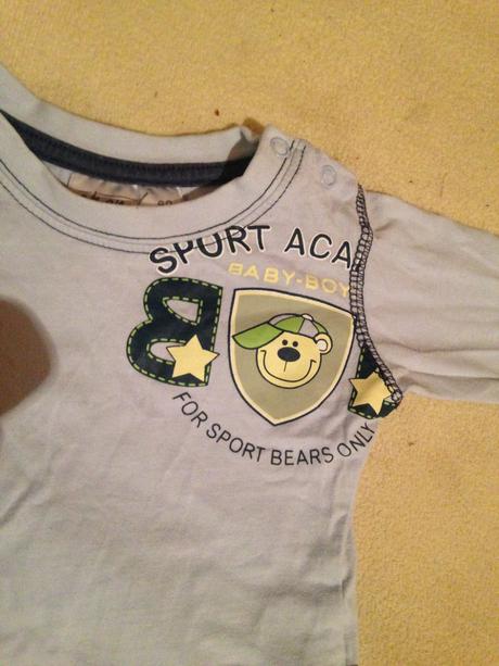 Klučičí halenka nápis - medvídek, okay,62