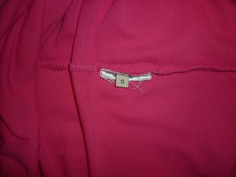 Tmavě růžové dámské tričko s 3/4 rukávem guess, guess,s