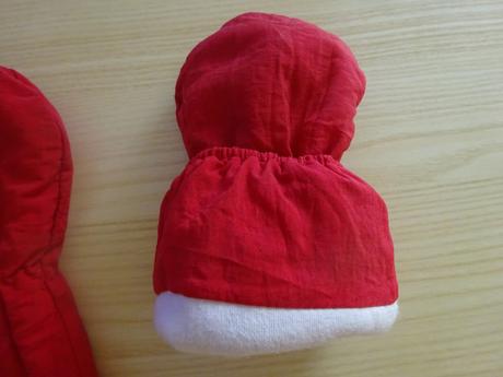 Zimní rukavice červené, vel. 68/74, 68