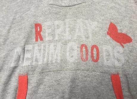 Mikina klokanka s kapucí replay, replay,xs