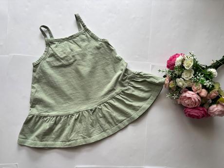 Tunika letní bledě zelená - v.5/6 let, george,116