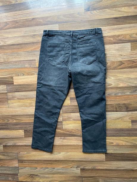 Černé šíslé do šeda džíny, vel 44/ cca xxl, esmara, esmara,xxl