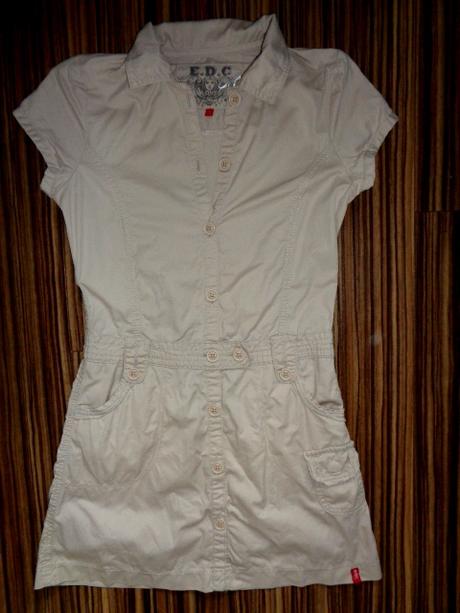 Nádherná béžová silnější šatovka, esprit,170