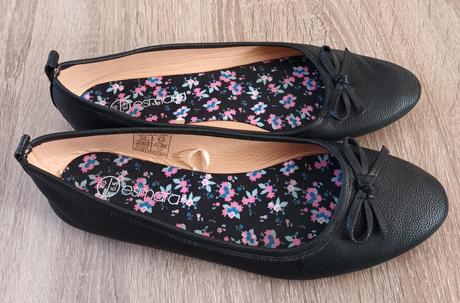 Dívčí/dámské černé baleríny esmara, 40