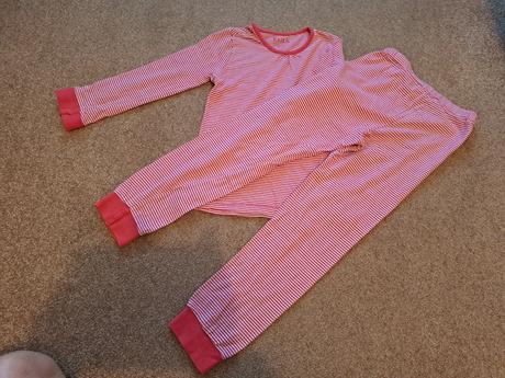 Proužkované pyžamo, vel.122/128, tchibo,128