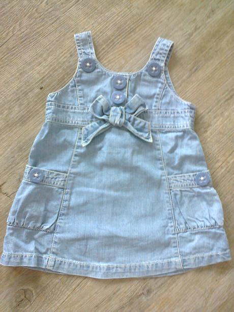 Džínové šaty, next,74