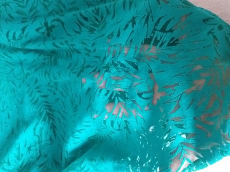 Zelená halenka 3/4 rukáv vel. 42, 42