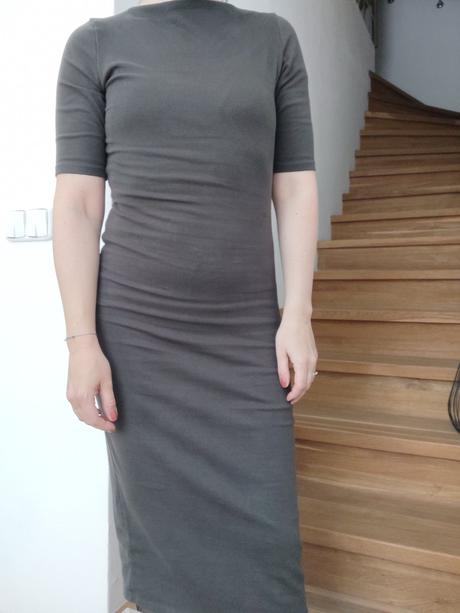 Zara midi bavlněné šaty vel. l, zara,l