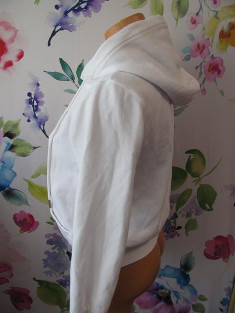 Dívčí bavlněná mikina s kapucí h&m, h&m,xs