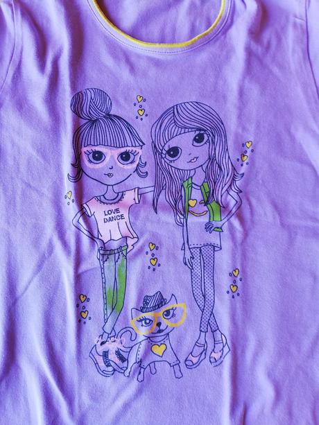 Sada dívčích triček vel. 128., 128