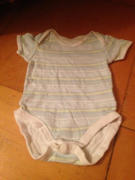 Dětské body proužky, mothercare,74