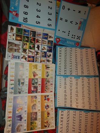 Pexeso, písmenka, čísla, 