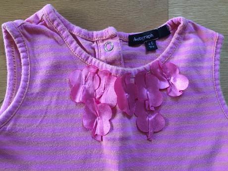 Růžové holčičí tílko vel.4-5let, 110
