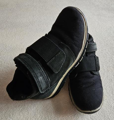 Dětské černé kotníkové boty botky, vel.32, zn.imax, 32