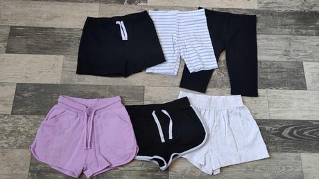 Šortky/kraťasy dívčí 6x v.110/116-122, next,116