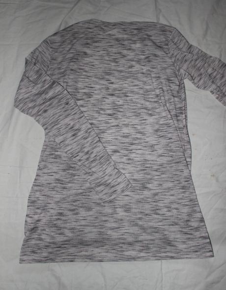 Vb162. tenčí melír.jemný kardigan 10-12 let, h&m,146