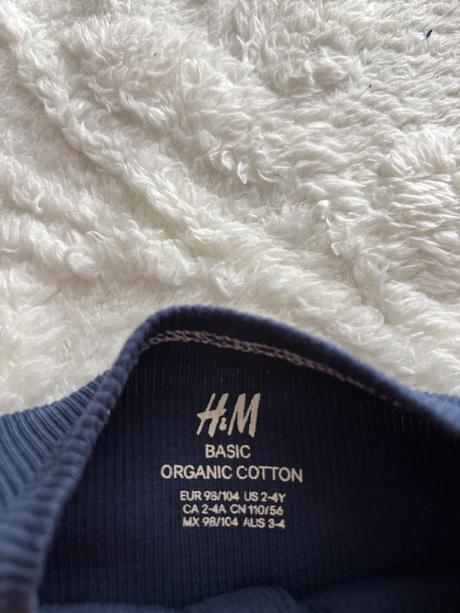 Triko úpletové organic - v.3 roky zn. h&m, h&m,98