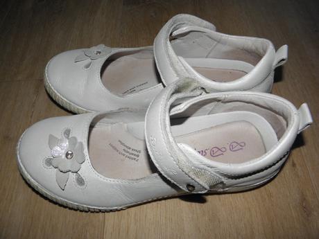 Dívčí bílé baleríny zn. d.d.step vel.36, d.d.step,36
